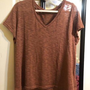 V-neck Solid Top